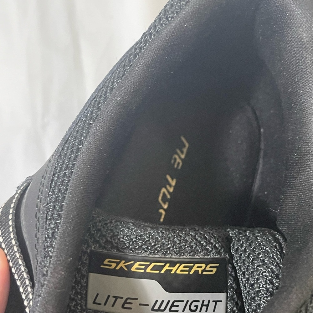 Skechers Sport Black Sneakers Workout Athletic Memory Foam Men’s size 13 - Picture 5 of 8